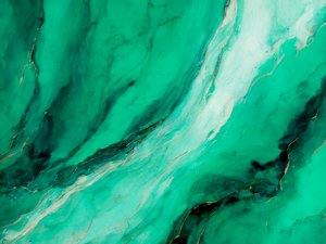 Emerald Gold Swirl by Alpenglow Workshop
