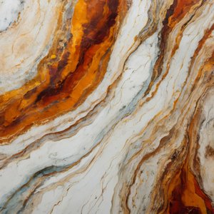Fiery Marble Veins