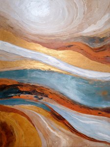 Golden Desert Flow