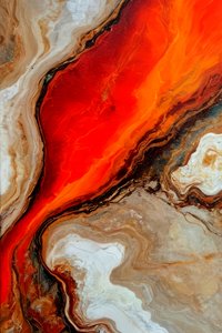 Molten Earth Layers