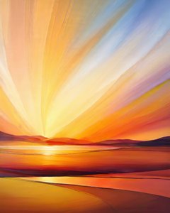 Radiant Sunrise Landscape by Alpenglow Workshop