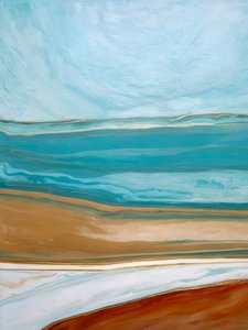 Serene Coastal Abstract