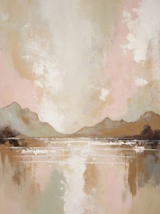 Serene Mountain Reflections by Alpenglow Workshop