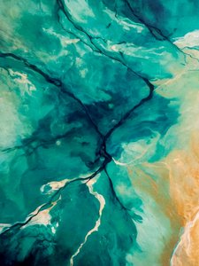 Turquoise River Delta by Alpenglow Workshop
