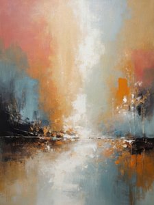 Vibrant Abstract Reflections