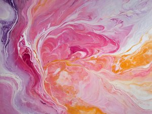 Vibrant Fluid Swirls