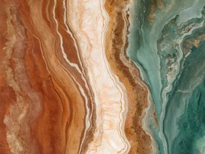 Vibrant Mineral Layers