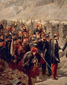 Marshal Patrice MacMahon with Zouaves in Malakoff