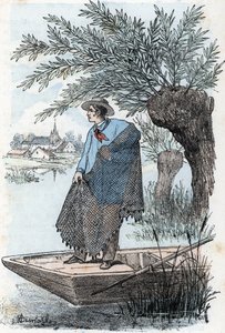 Net Fishing by Rengade by Alphonse Demarle