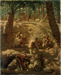 Berbers at an Oasis Well