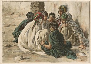 Girls Playing in Laghouat, 1899