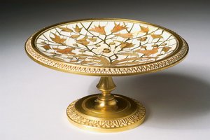 Cup on pedestal by Alphonse Gustave Giroux