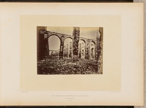Burned Granaries of Abundance. Interior View. by Alphonse J. Liébert