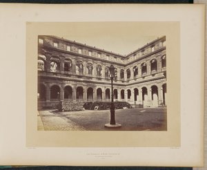 The State Council on Fire. Interior View of the Court.