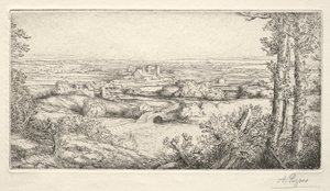 A Valley in Burgundy by Alphonse Legros