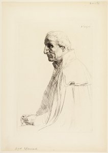 Aged Spaniard by Alphonse Legros