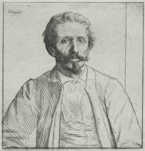 Auguste Delâtre by Alphonse Legros
