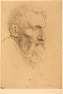 Auguste Rodin by Alphonse Legros