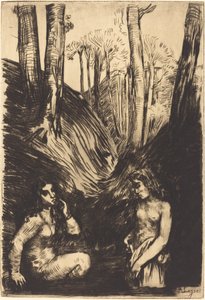 Bathers by Alphonse Legros