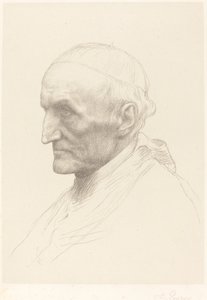 Cardinal Manning (2nd Plate) by Alphonse Legros