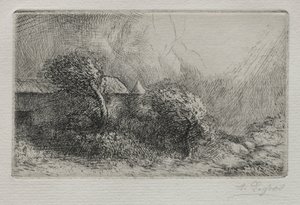 End of a Storm by Alphonse Legros