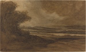 Countryside of Burgundy by Alphonse Legros