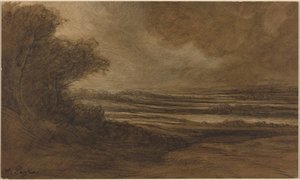 Countryside of Burgundy by Alphonse Legros