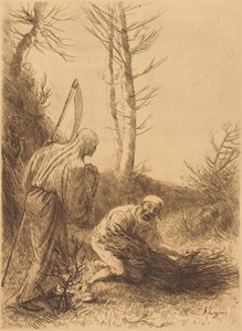 Death and the Woodcutter, 2nd plate