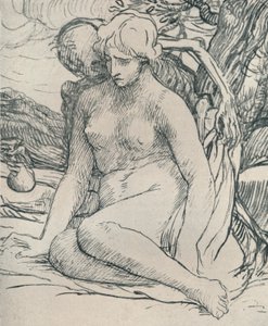 Death the Wooer, c1895, 1923