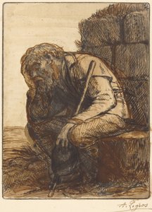 Desperate Man by Alphonse Legros
