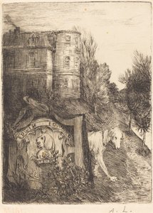 Ex-Libris Edwin Edwards by Alphonse Legros