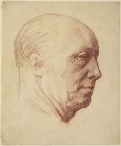 Head of Man by Alphonse Legros
