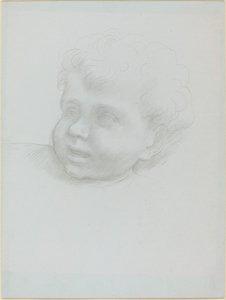 Head of a Child by Alphonse Legros