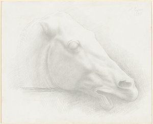 Head of a Horse from the Parthenon by Alphonse Legros