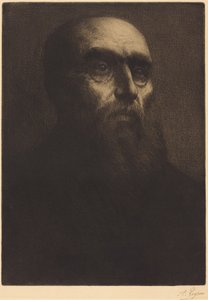 Head of a Man by Alphonse Legros