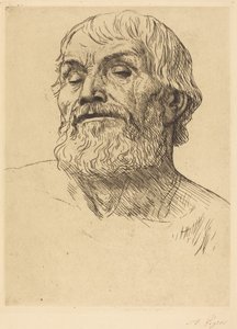 Head of a Man by Alphonse Legros