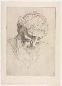 Head of a Man by Alphonse Legros
