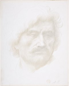 Head of a Man by Alphonse Legros