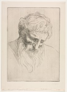 Head of a Man by Alphonse Legros