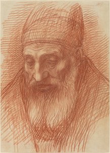 Head of a Priest by Alphonse Legros