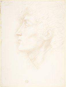 Head of an Irish Girl by Alphonse Legros