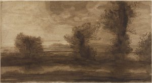 In the Marshes by Alphonse Legros