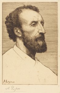 Jules Dalou, 2nd Plate by Alphonse Legros