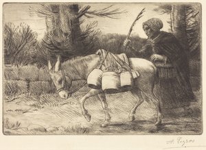Milkmaid of Boulogne, 3rd plate (Laitière à Boulogne)