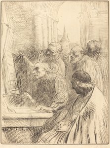 Monks at Church