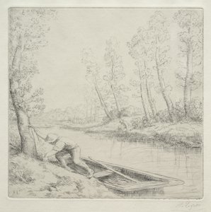 Morning on the River by Alphonse Legros