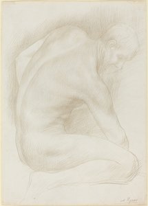 Old Man by Alphonse Legros