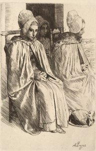 Peasant Women from near Boulogne by Alphonse Legros