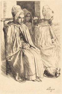 Peasant Women of Boulogne by Alphonse Legros
