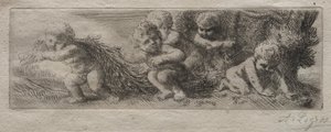 Plate for Top of Pin Box by Alphonse Legros